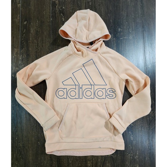 adidas Tops - Adidas Women's Big Logo Hoodie Coral XS Pullover